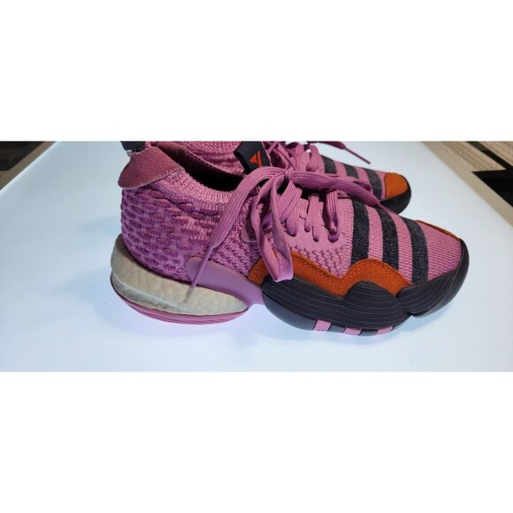 Adidas Trae Young 2 Mens Size 4 Stratosphere Pink Navy Basketball Shoes HO6483 - Picture 3 of 10